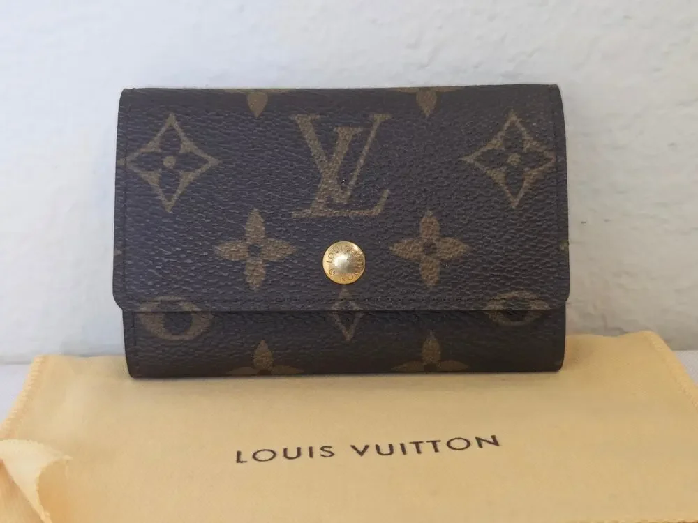 Louis Vuitton Monogram 6 Key Holder Case LV Vintage Multicles